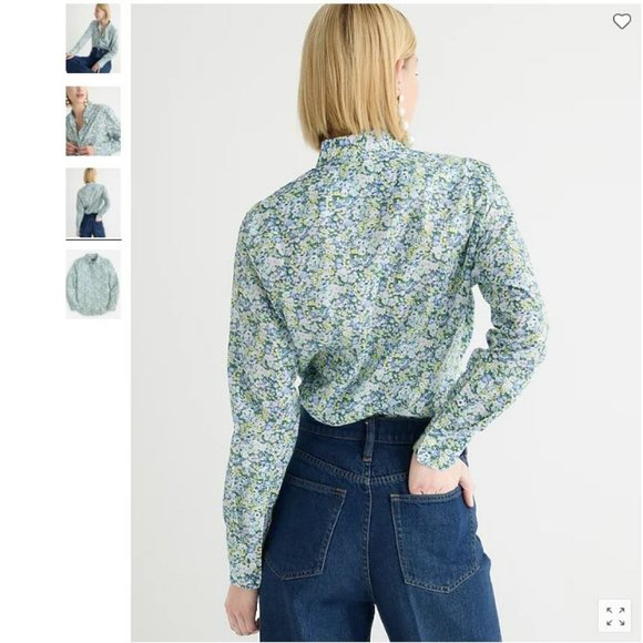 🌸 J. Crew Slim-fit shirt in Liberty Thorpe Hill fabric - Picture 3 of 4